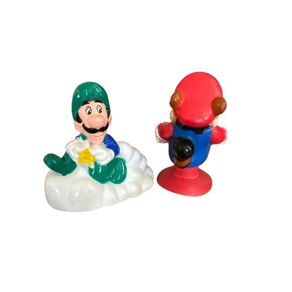 Vintage super Mario toys Luigi racer and Tanooki Mario - Picture 3 of 3